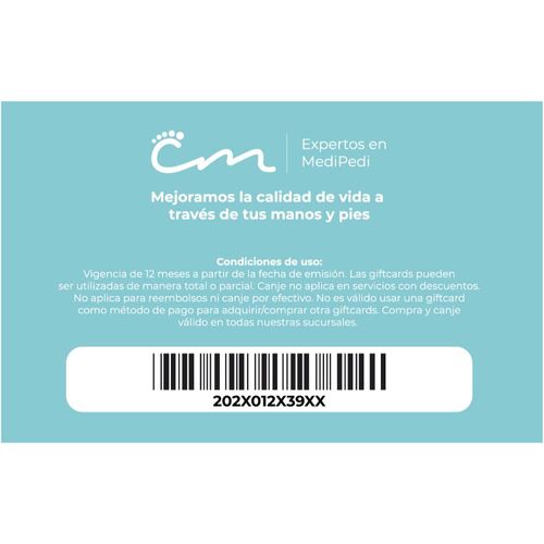 Certificado de regalo Casa Muñoz
