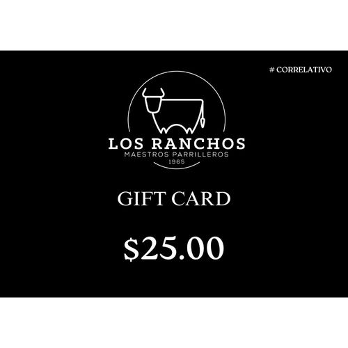 Certificado de Regalo Los Ranchos