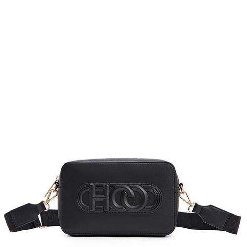 Cartera crossbody H&Co Elli color negro para mujer