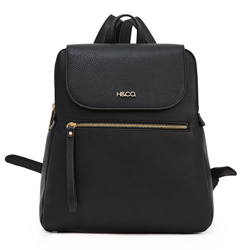 Mochila H&Co color negro para mujer