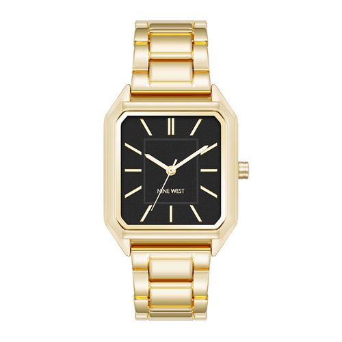 Reloj Nine West análogo metálico dorado para mujer