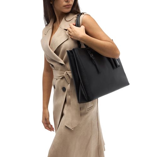 Cartera tote Aldo color negro para mujer
