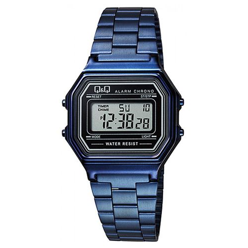 Reloj Q&Q digital metálico azul unisex