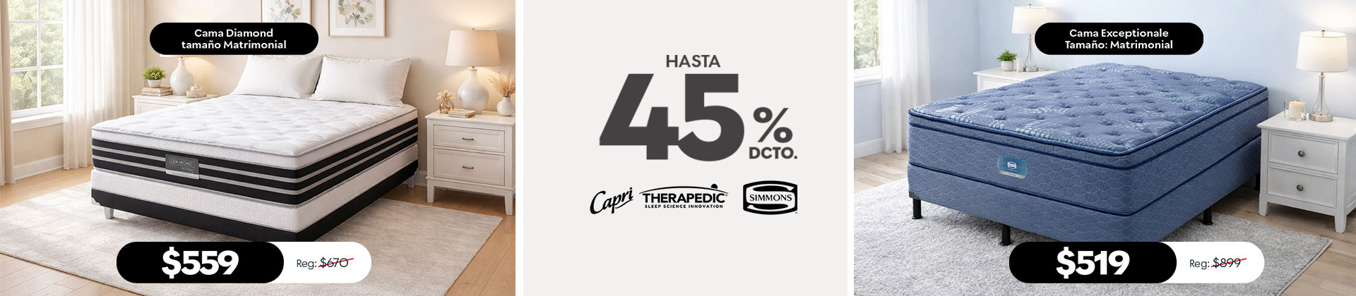 Camas y colchones